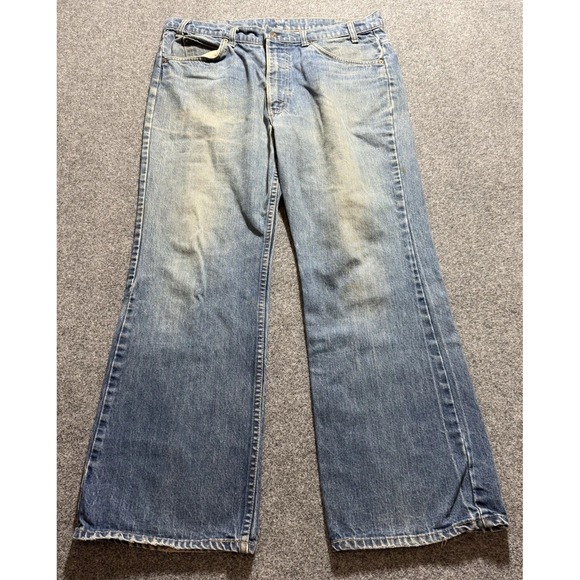 Vintage 70s Men's Levi's Orange Tab Bootcut Flared 20517-0217 37x27.5* USA Made